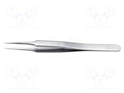 Tweezers; 110mm; for precision works; Blade tip shape: sharp