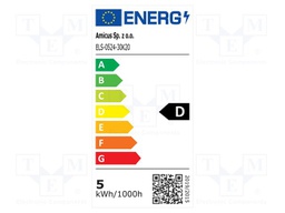 LED tape; white warm; LED/m: 120; 8mm; IP20; 120°; 4.8W/m; CRImin: 90