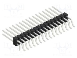 Connector: pin strips; pin header; male; PIN: 32; 2.54mm; SMT,THT