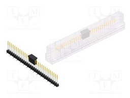 Connector: pin strips; pin header; male; PIN: 30; 2.54mm; SMT; 1x30