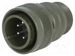 Connector: circular; Series: DS/MS; plug; male; PIN: 6; for cable