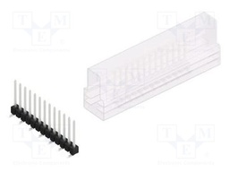 Connector: pin strips; pin header; male; PIN: 13; 2.54mm; SMT; 1x13