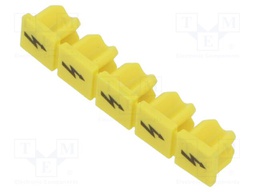 Yellow; push-in; 4.25mm; OSH: lid; terminal block