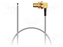 Cable; IPEX MHF 5L,SMA female; angled,straight; -40÷85°C; 0÷6GHz