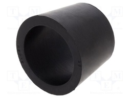 Grommet; caoutchouc; L: 19.8mm; -20÷80°C; Øcable: 20mm; black