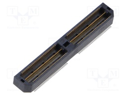 Mezzanine Connector, Ground Plane, Header, 0.5 mm, 2 Rows, 120 Contacts, Surface Mount