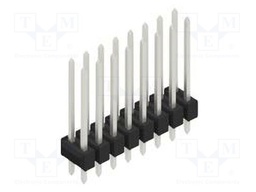 Connector: pin strips; pin header; male; PIN: 16; 2.54mm; THT; 2x8