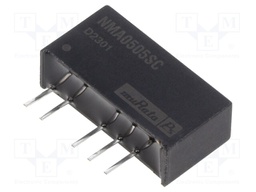 Converter: DC/DC; 1W; Uin: 4.5÷5.5V; Uout: 5VDC; Uout2: -5VDC; SIP