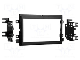 Radio frame; Ford,Lincoln,Mercury; 2 DIN; black