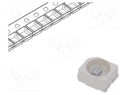 LED; SMD; 3528,PLCC4; blue; 280mcd; 3.5x2.8x1.9mm; 120°; 5.5÷20V