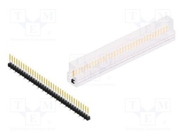 Connector: pin strips; pin header; male; PIN: 35; 2.54mm; SMT; 1x35