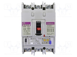 Power breaker; Poles: 3; screw type; Inom: 125A; 690VAC; IP20; MCCB