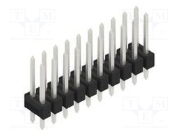 Connector: pin strips; pin header; male; PIN: 20; 2.54mm; THT; 2x10