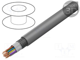 Wire: control cable; SUPER-PAAR-TRONIC-C-PUR; 10x2x0,5mm2; PUR