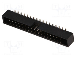 Socket; IDC; male; PIN: 34; vertical; SMT; gold flash; 2mm