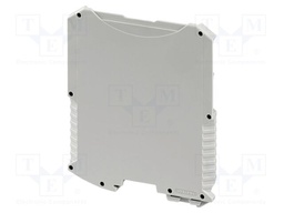 Housing half; left; grey; UL94V-0; ME MAX 2-2; PA; X: 6.3mm; Y: 99mm