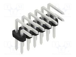 Connector: pin strips; pin header; male; PIN: 12; 2mm; THT; 2x6; 100V