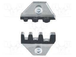 Crimping jaws; TWIN