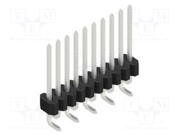 Connector: pin strips; pin header; male; PIN: 10; 1.27mm; SMT; 1x10