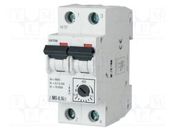 Motor breaker; 0.06kW; 220÷440VAC; DIN; 0.1÷0.16A; IP20; -25÷50°C