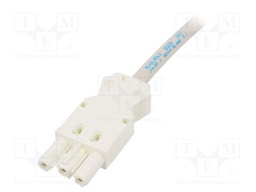 Power cable; 121/122; female; white; 4m; 3x1.5mm2