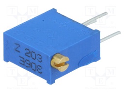 Potentiometer: mounting; multiturn; 20kΩ; 500mW; THT; ±10%; linear