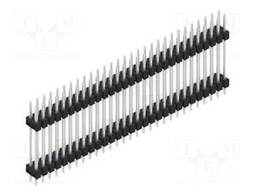 Connector: pin strips; pin header; male; PIN: 58; 2.54mm; THT; 2x29