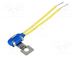 Sensor: thermostat; Output conf: NC; Topen: 95°C; Tclos: 80°C; 2.5A