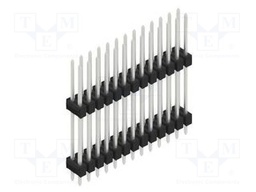 Connector: pin strips; pin header; male; PIN: 26; 2.54mm; THT; 2x13
