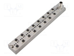 Distribution box; M8; PIN: 3; socket; 4A; IP67; IN: 16; OUT: 16; female