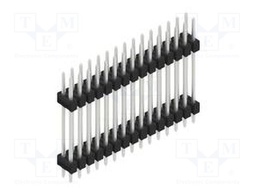 Connector: pin strips; pin header; male; PIN: 30; 2.54mm; THT; 2x15
