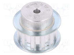 Belt pulley; T10; W: 16mm; whell width: 31mm; Ø: 36.35mm; aluminium