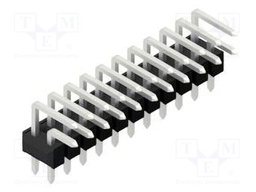 Connector: pin strips; pin header; male; PIN: 22; 2.54mm; THT; 2x11