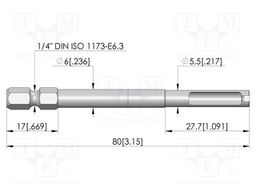 Tool: mounting tool; 4.1mm; BIT-GKS