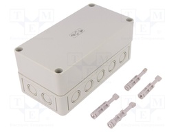 Enclosure: multipurpose; X: 94mm; Y: 180mm; Z: 81mm; TK PS; grey; IP66