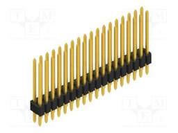 Connector: pin strips; pin header; male; PIN: 36; 1.27mm; THT; 2x18