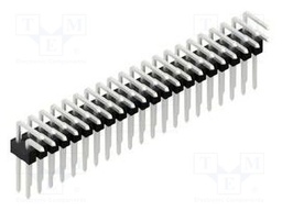 Connector: pin strips; pin header; male; PIN: 42; 2.54mm; THT; 2x21