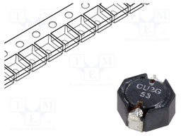 Inductor: wire; SMD; 3.3uH; Ioper: 2.26A; 29mΩ; ±20%; Isat: 2.6A