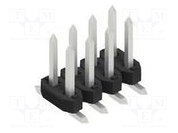 Connector: pin strips; pin header; male; PIN: 8; 2mm; SMT; 2x4; 100V