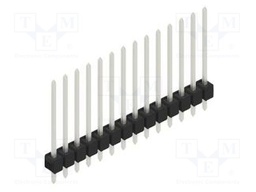 Connector: pin strips; pin header; male; PIN: 14; 2.54mm; THT; 1x14