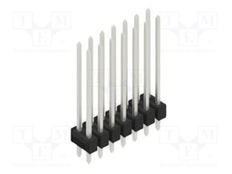 Connector: pin strips; pin header; male; PIN: 14; 2.54mm; THT; 2x7
