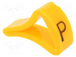 Markers for cables and wires; Label symbol: P; 6÷10.5mm; H: 16mm