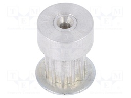 Belt pulley; T2.5; W: 4; 6mm; whell width: 16mm; Ø: 9mm; aluminium