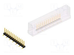 Connector: pin strips; pin header; male; PIN: 13; 2.54mm; SMT; 1x13