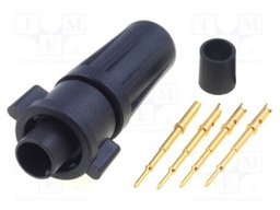 Connector: circular; Series: EN2; plug; male; soldering; for cable