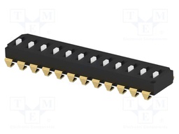 Switch: DIP-SWITCH; Poles number: 12; OFF-ON; 0.025A/24VDC; Pos: 2