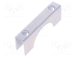 Mounting coupler; steel; zinc; Application: u-bolt
