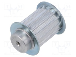 Belt pulley; AT5; W: 25mm; whell width: 36mm; Ø: 22.65mm; aluminium