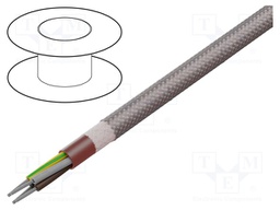 Wire; SiHF; Cu; stranded; 4G4mm2; silicone; brown-red; -60÷180°C
