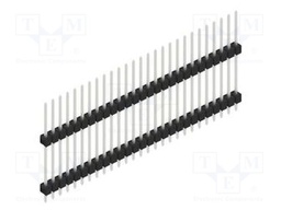 Connector: pin strips; pin header; male; PIN: 27; 2.54mm; THT; 1x27